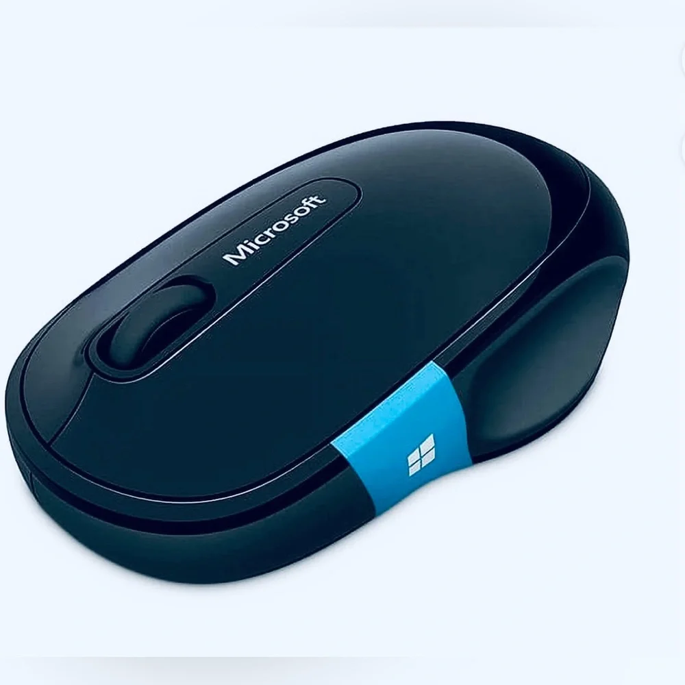 Microsoft Ergonomic Mouse - Black and Blue Accent